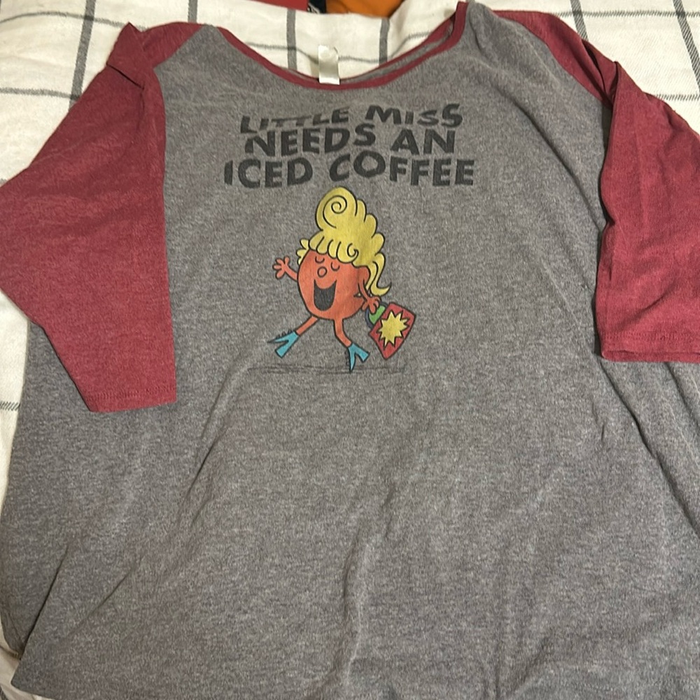 Women’s Little Miss Graphic Baseball T Shirt, Size 3x